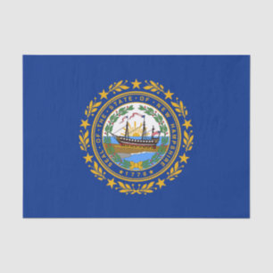 Papel De Seda Bandeira do Estado de New Hampshire