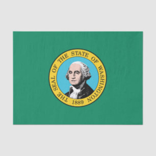 Papel De Seda Bandeira do Estado de Washington