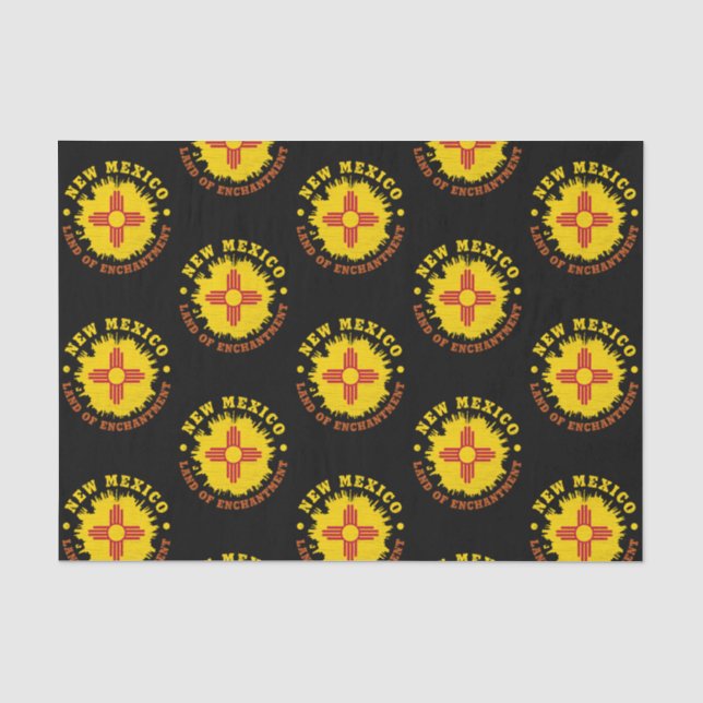 PAPEL DE SEDA BANDEIRA DO ESTADO DO NÚMERO MÉXICO (Frente )