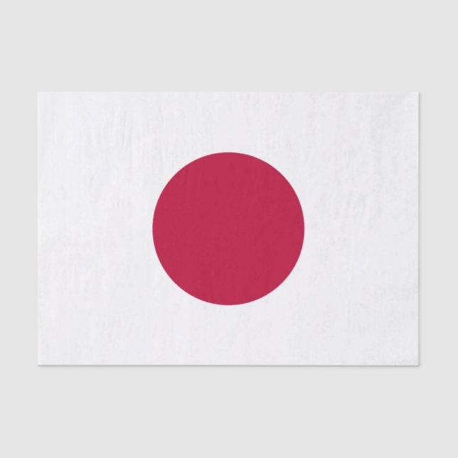 Papel De Seda Bandeira do Japão (Frente )