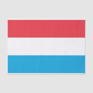 Papel De Seda Bandeira do Luxemburgo