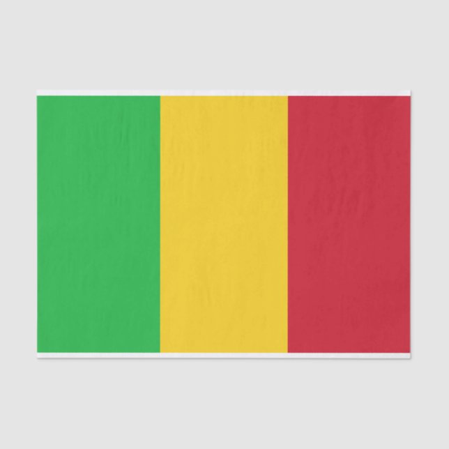 Papel De Seda Bandeira do Mali (Frente )