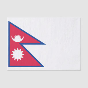 Papel De Seda Bandeira do Nepal