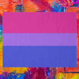 Papel De Seda Bandeira do Orgulho Bissexual