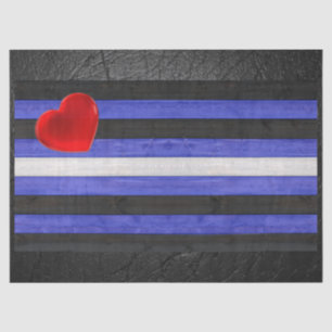Papel De Seda bandeira do orgulho de couro SlipperyJoe's preta a