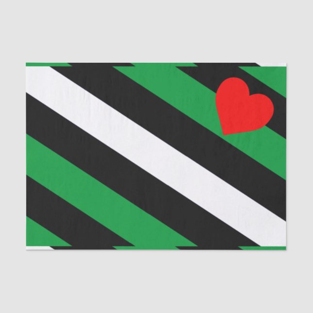 Papel De Seda Bandeira do Orgulho Leather Boi (Frente )