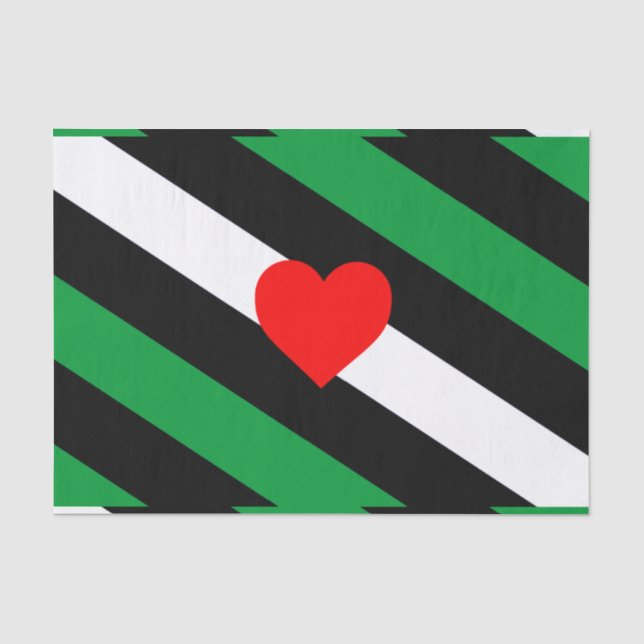 Papel De Seda Bandeira do Orgulho Leather Boi (Frente )