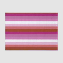 Bandeira do Orgulho Lésbico Horizontal