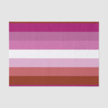 Bandeira do Orgulho Lésbico Horizontal