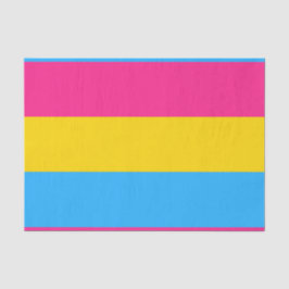 Papel De Seda Bandeira do Orgulho Pansexual Horizontal