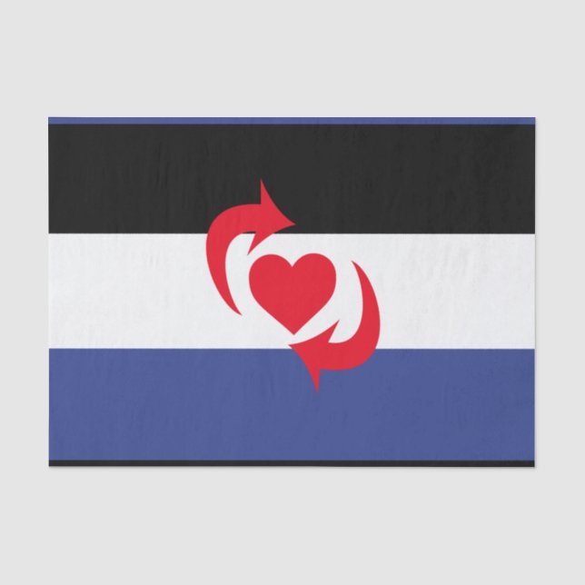 Papel De Seda Bandeira do Orgulho Switch (Frente )