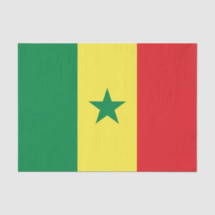 Papel De Seda Bandeira do Senegal