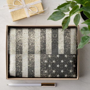 Papel De Seda bandeira dos EUA Espadilha do Ouro Russo Sparkles