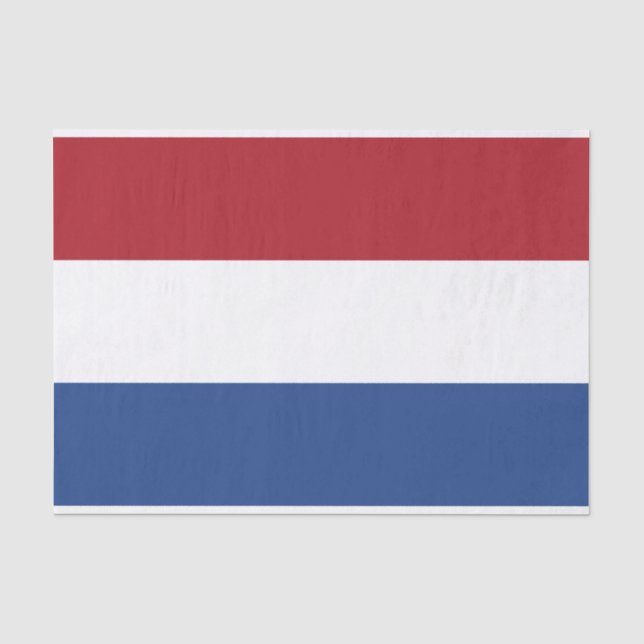 Papel De Seda Bandeira dos Países Baixos (Frente )
