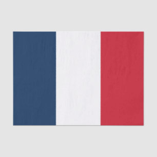 Papel De Seda Bandeira francesa
