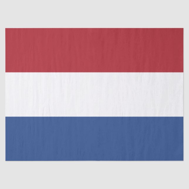 Papel De Seda Bandeira Holandesa (Frente )