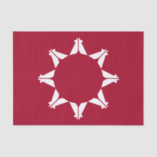 Papel De Seda Bandeira Oglala Lakota Sioux