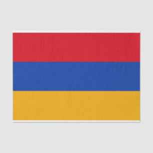 Papel De Seda Bandeira Patriótica da Armênia