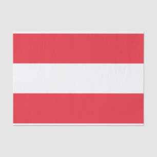 Papel De Seda Bandeira Patriótica da Áustria