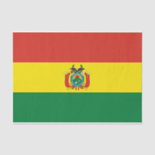 Papel De Seda Bandeira Patriótica da Bolívia