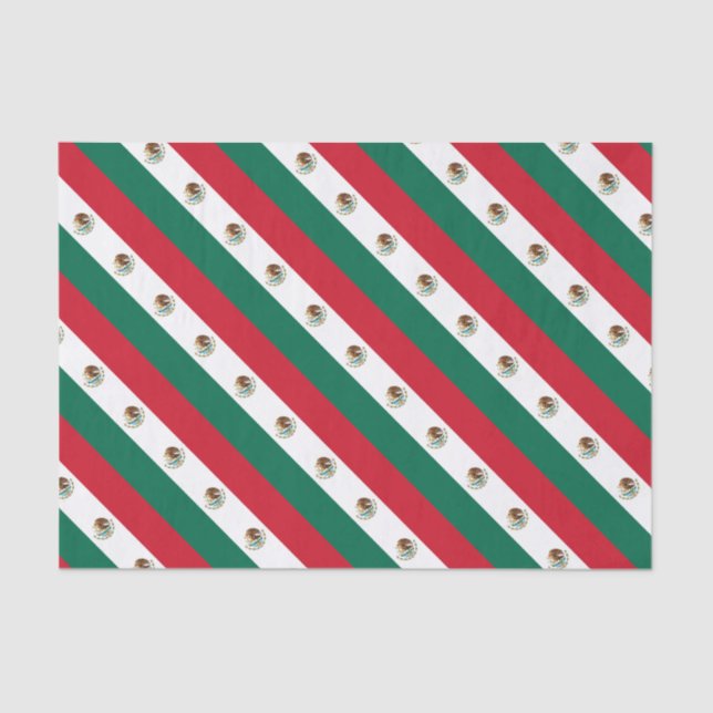 Papel De Seda Bandera de México - Bandeira do México - Bandeira  (Frente )