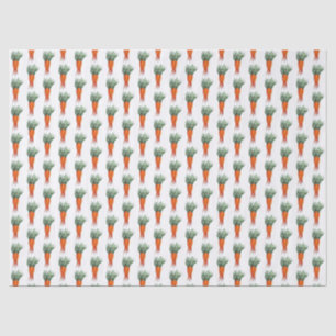 Papel De Seda Bando de Carrots Orange Vegetable Veggie Garden
