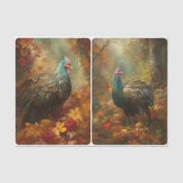 Papel De Seda Banquete de uma Penas