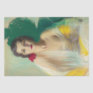 Papel De Seda Bar Arte Deco Flapper Dancing Cena de 1920 Gatsby