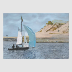 PAPEL DE SEDA BARCO DE NAVEGAÇÃO