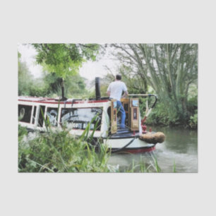 PAPEL DE SEDA BARCOS CANAIS