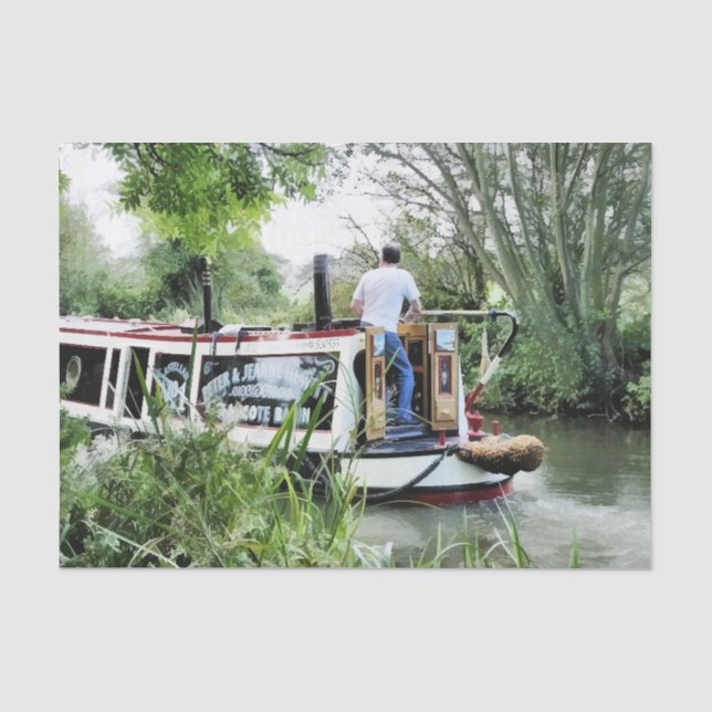 PAPEL DE SEDA BARCOS CANAIS (Frente )