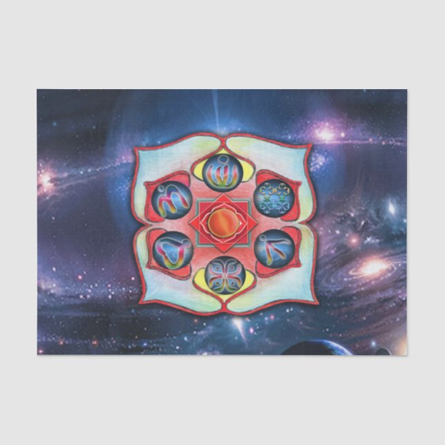 Papel De Seda Base Chakra (Frente )