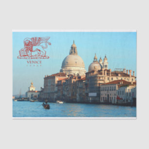 Papel De Seda Basílica da saudação do della de Santa Maria