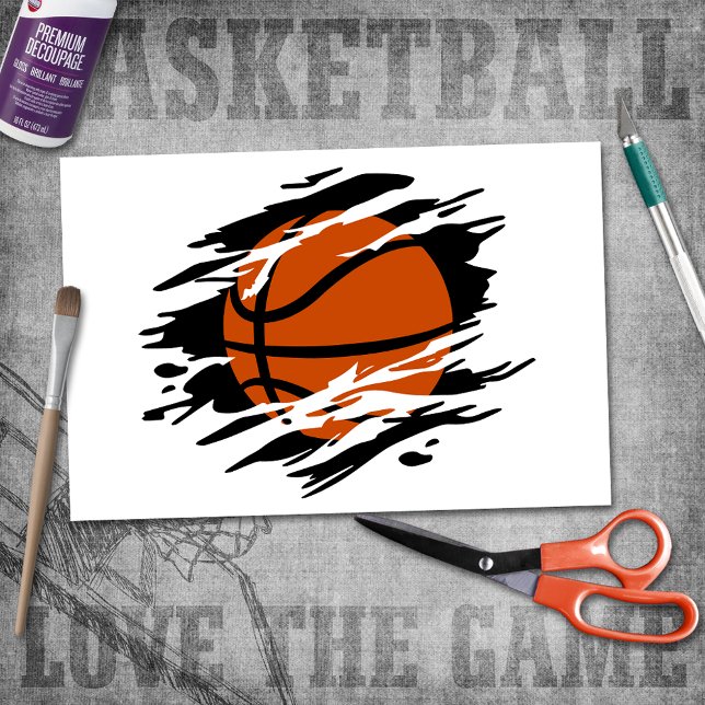 Papel De Seda Basquete Destruído (Criador carregado)