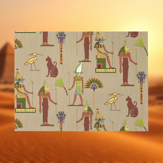 Papel De Seda Bast, Osiris E Thoth (Criador carregado)