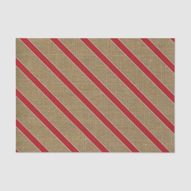 Papel De Seda Bastão de doces rústico de serapilheira (Frente )