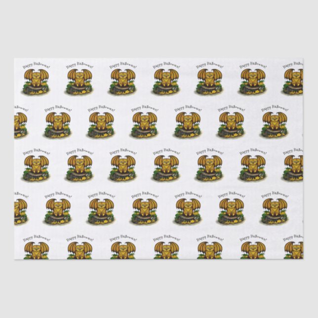 Papel De Seda Bat Bonito do Halloween (Frente )