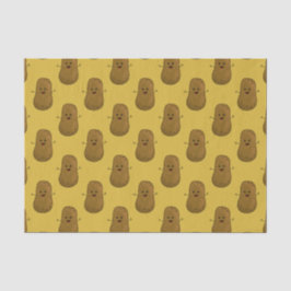 Papel De Seda Batata Doce Feliz