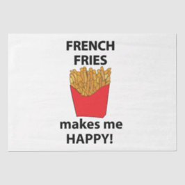 Papel De Seda Batata Frita Me Faz Feliz Batata Frita