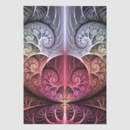 Papel De Seda Batida cardíaca, Abstrato Surreal Fantasy Arte Fra