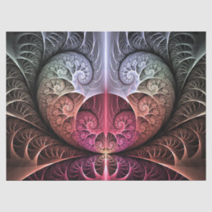 Papel De Seda Batimento cardíaco, Arte fractal surreal abstrata