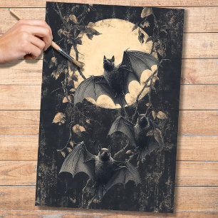 Papel De Seda Bats Decoupage Paper