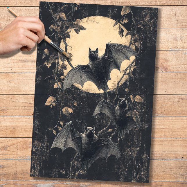 Papel De Seda Bats Decoupage Paper (Criador carregado)