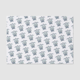 Papel De Seda Beachy Sea Turtle
