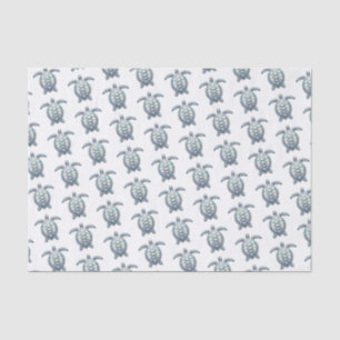 Papel De Seda Beachy Sea Turtle