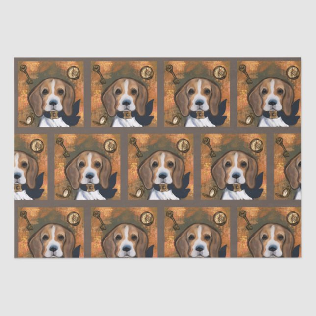 Papel De Seda Beagle (Frente )