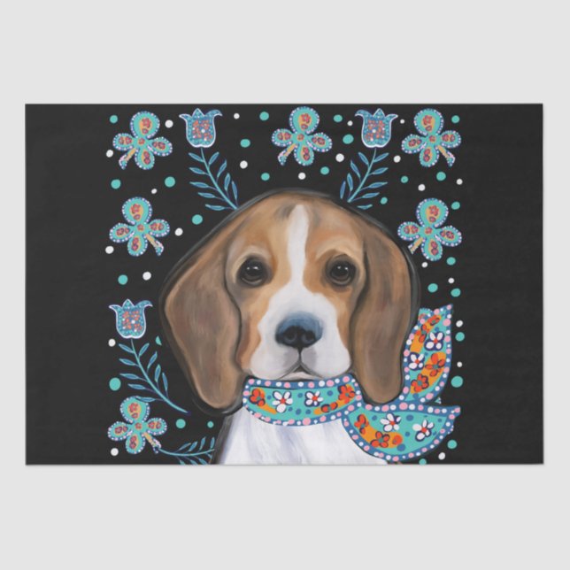 Papel De Seda Beagle (Frente )