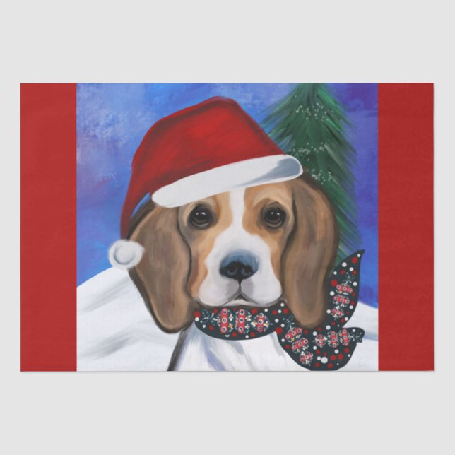 Papel De Seda Beagle (Frente )