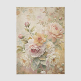 Papel De Seda Beautiful Boquet of Pastel Flowers Background