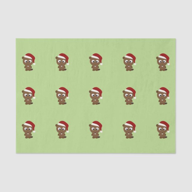 Papel De Seda Beaver Natal (Frente )